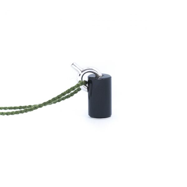 Collar Ceramio Obsidiana Negra - Imagen 2