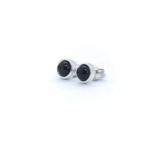 Aretes Esencia Obsidiana Negra P