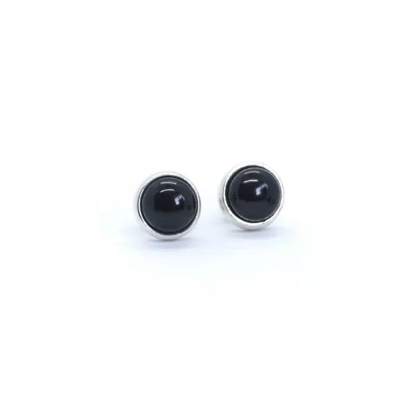 Aretes Esencia Obsidiana Negra G
