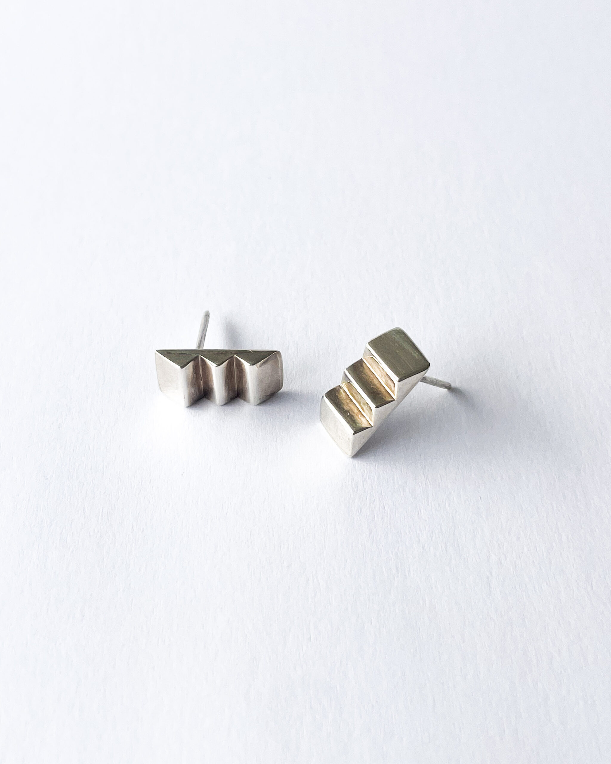 Aretes ESCALON plata - Imagen 4