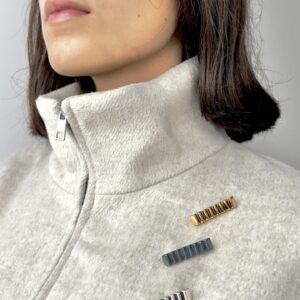 Prendedor ESCALERA plata