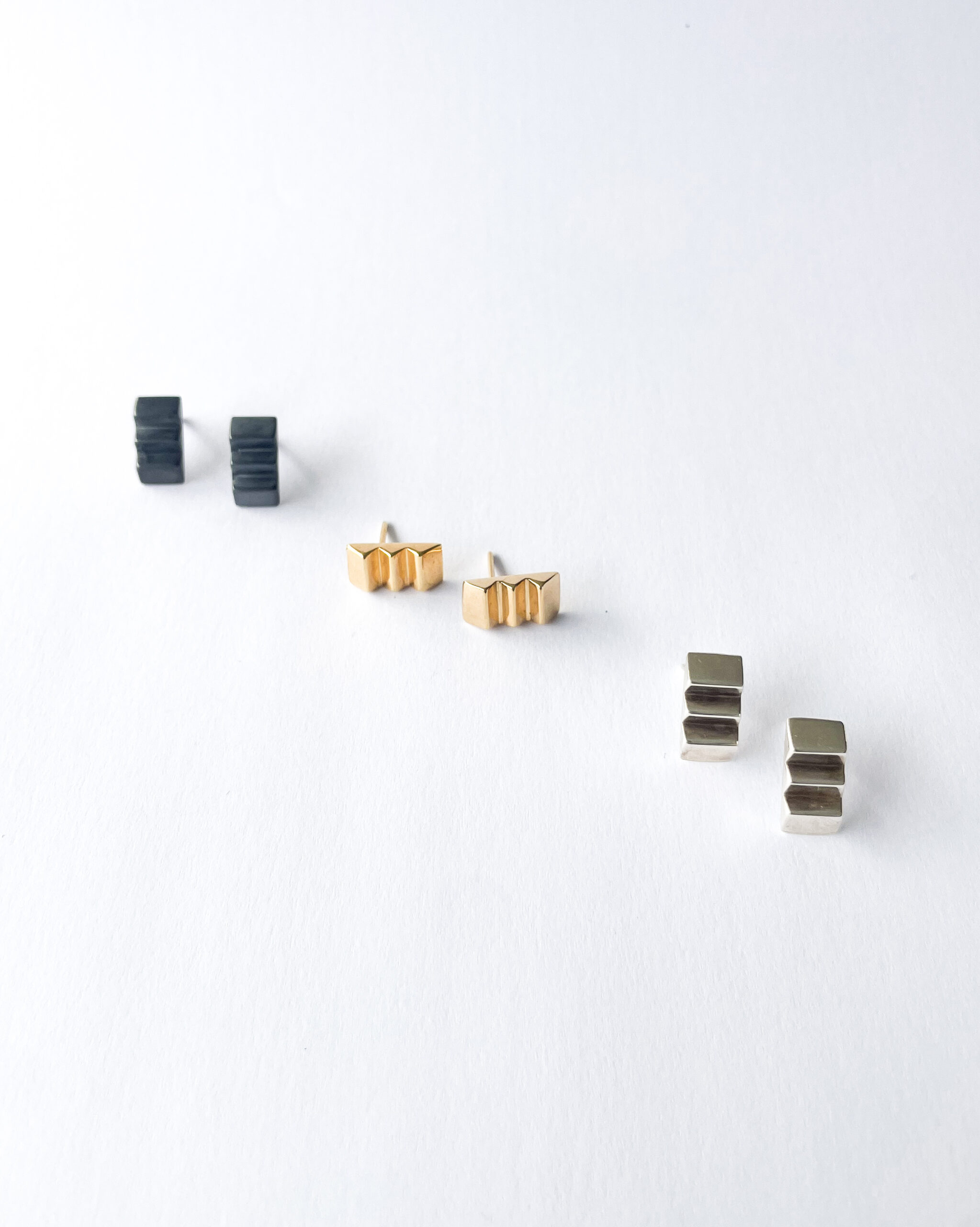 Aretes ESCALON plata - Imagen 3