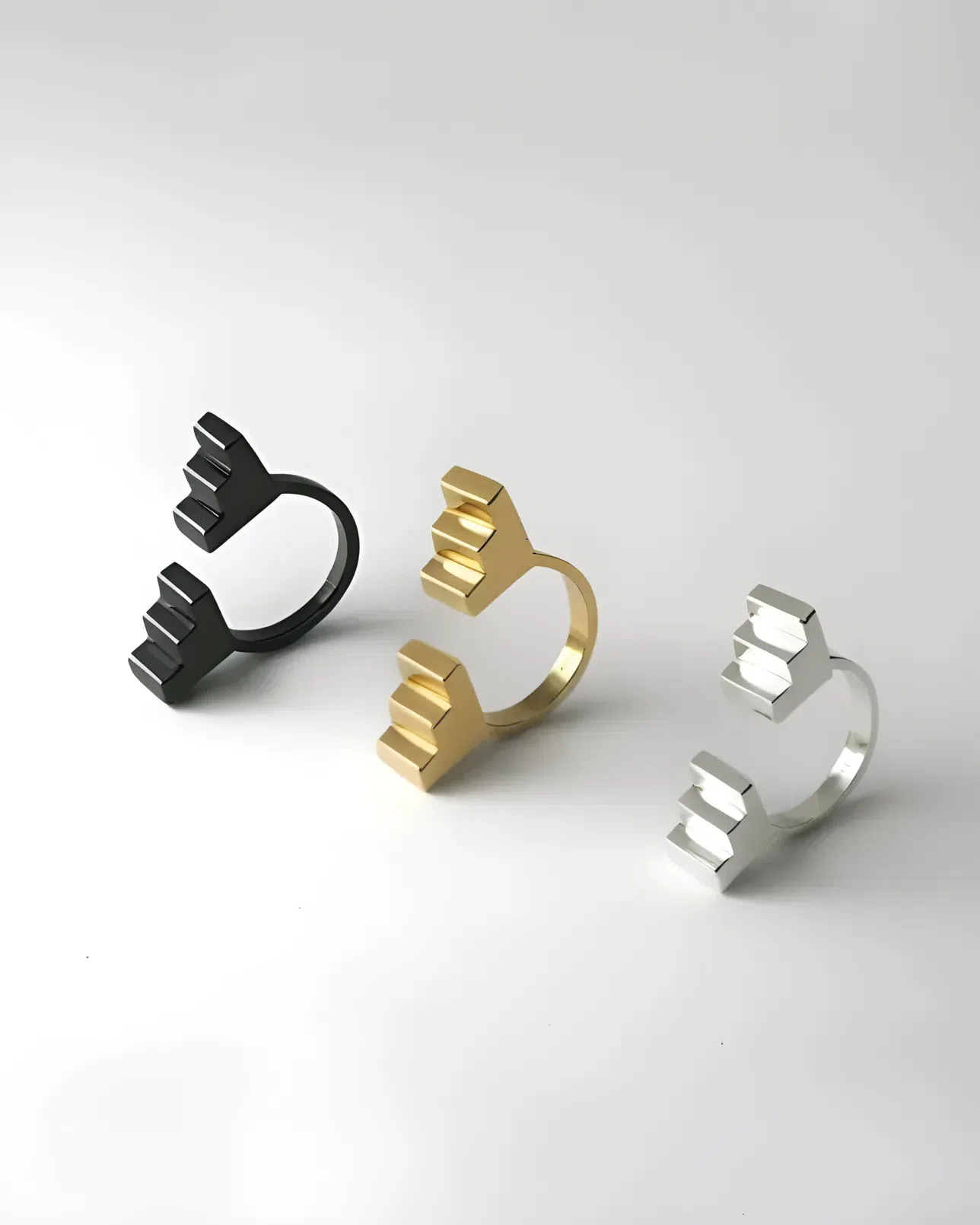 Anillo GRADA negro - Imagen 3