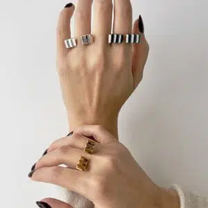 Anillo GRADA negro