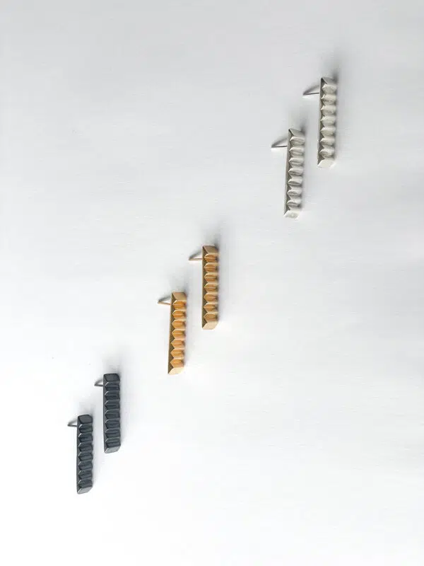 Aretes ESCALA plata - Imagen 3