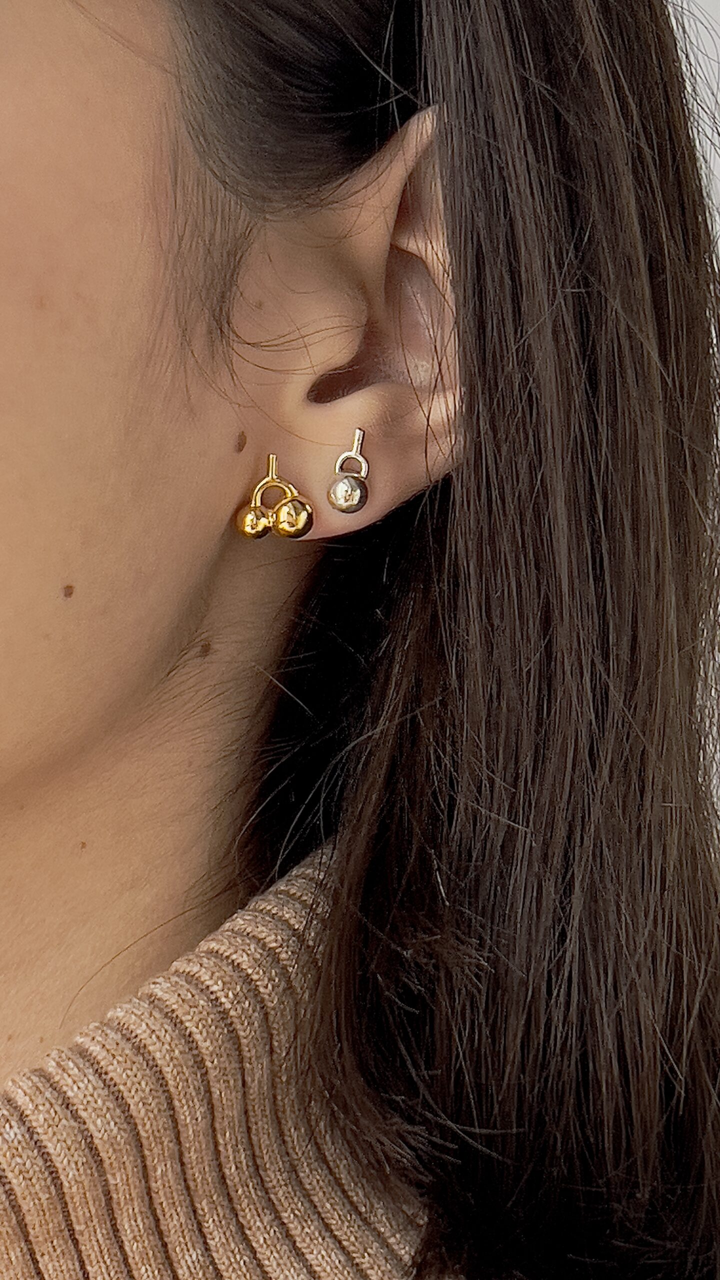 Aretes MICRO CUPISNIQUE plata